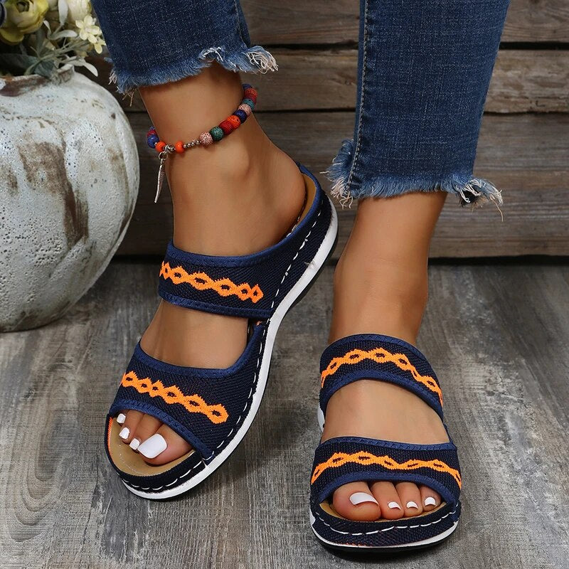 GR | Orthopedic Leather Sandals for Women