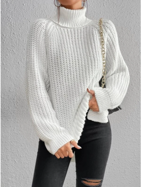 GR - Gemütlicher Strick-Rollkragenpullover