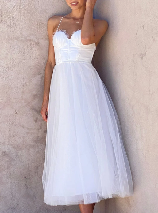 GR | Ärmelloses Midi Kleid
