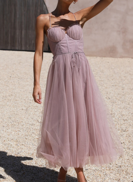 GR | Ärmelloses Midi Kleid