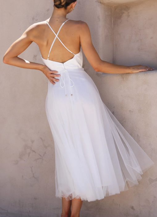 GR | Ärmelloses Midi Kleid