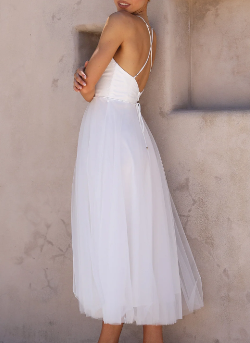 GR | Ärmelloses Midi Kleid