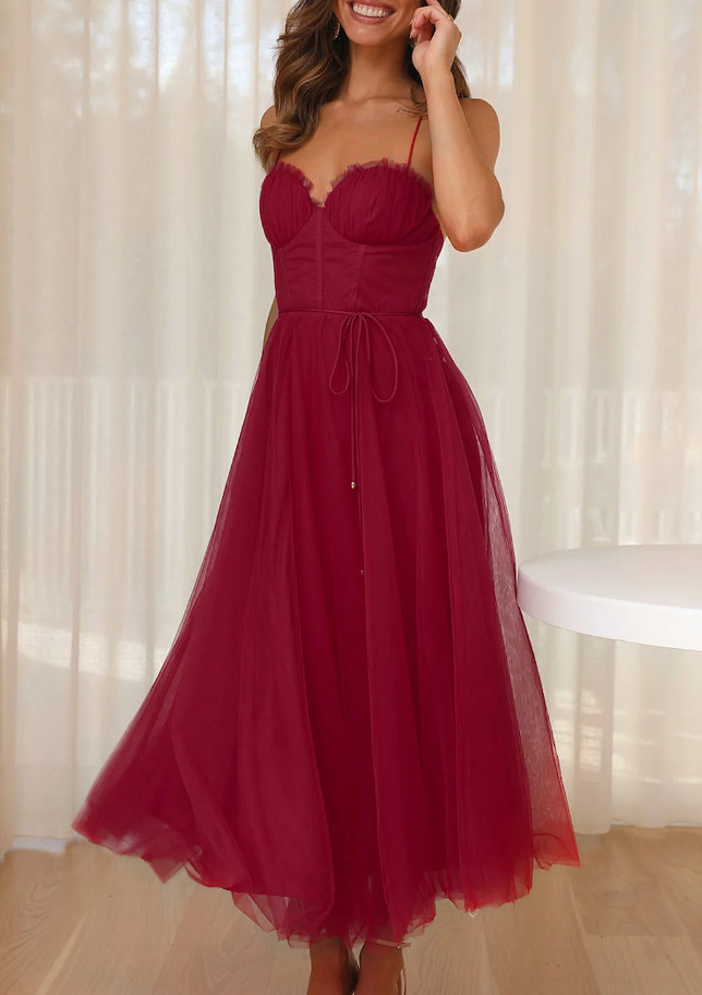 GR | Ärmelloses Midi Kleid