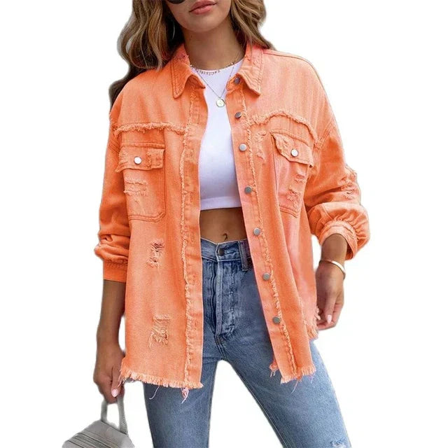 GR | Stilvoll Lässige Jeansjacke