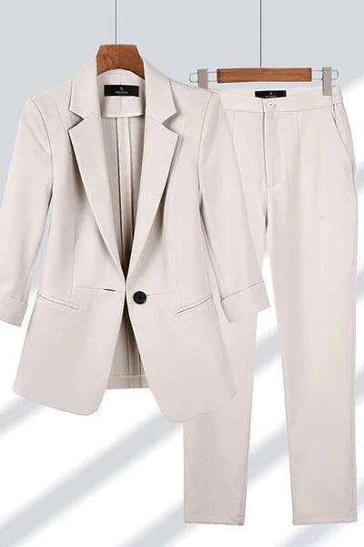 GR | Elegant Set with Blazer and Trousers for Women