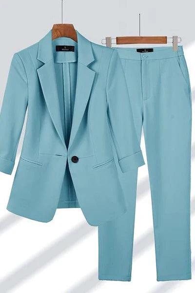 GR | Elegant Set with Blazer and Trousers for Women