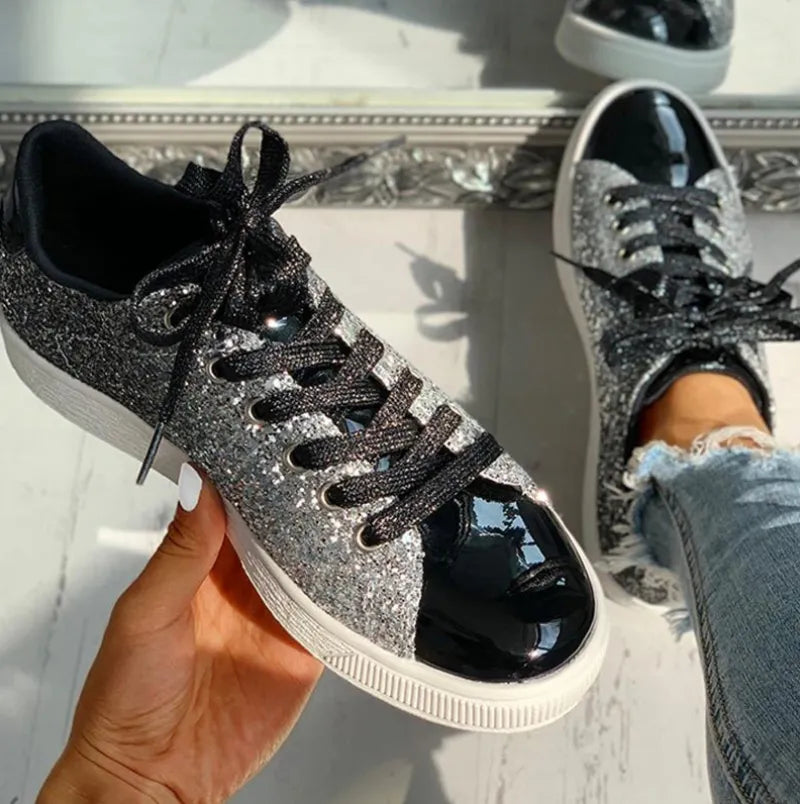 GR | Luxury casual women's shoes with sequins 