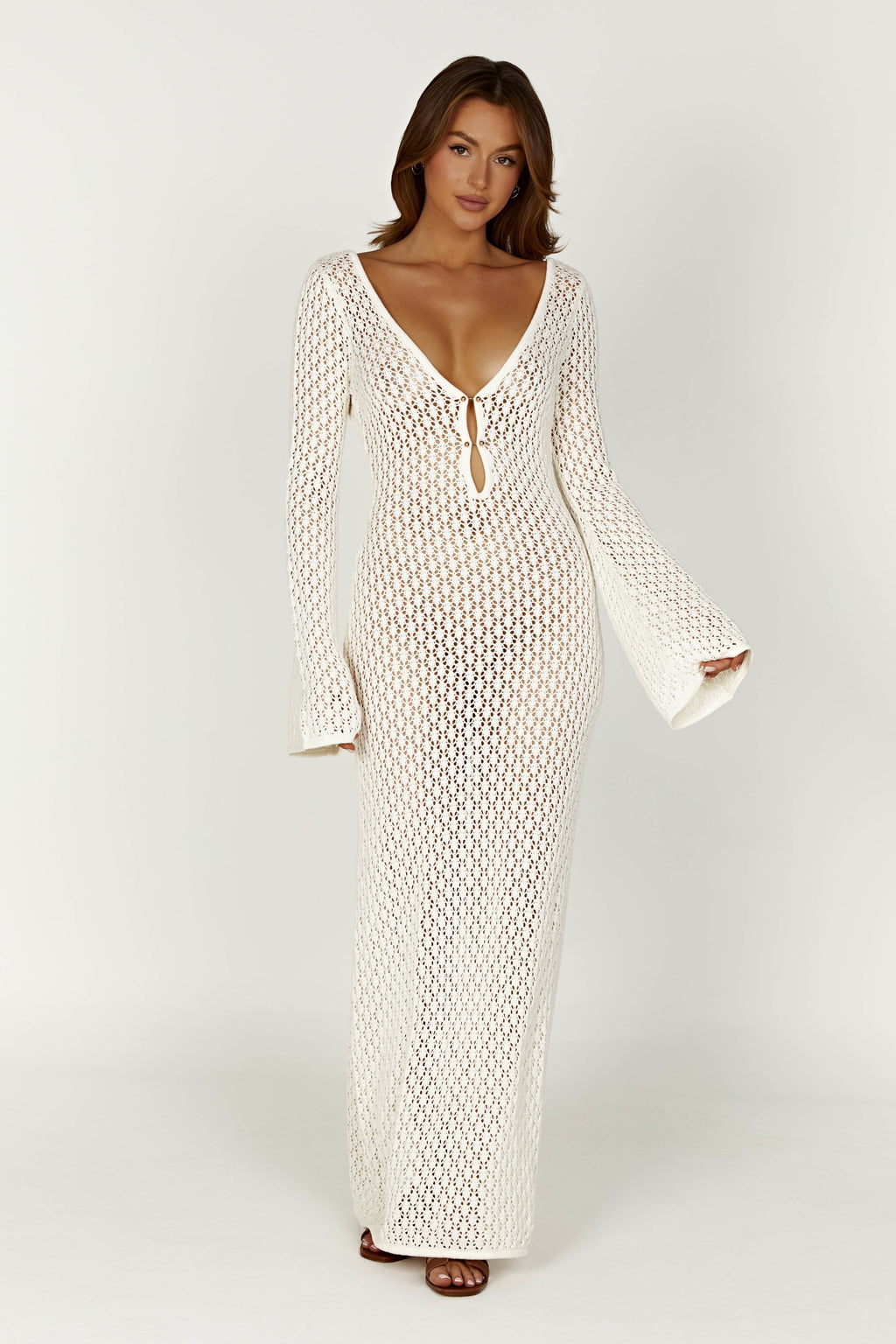 GR | Airy knitted beach dress