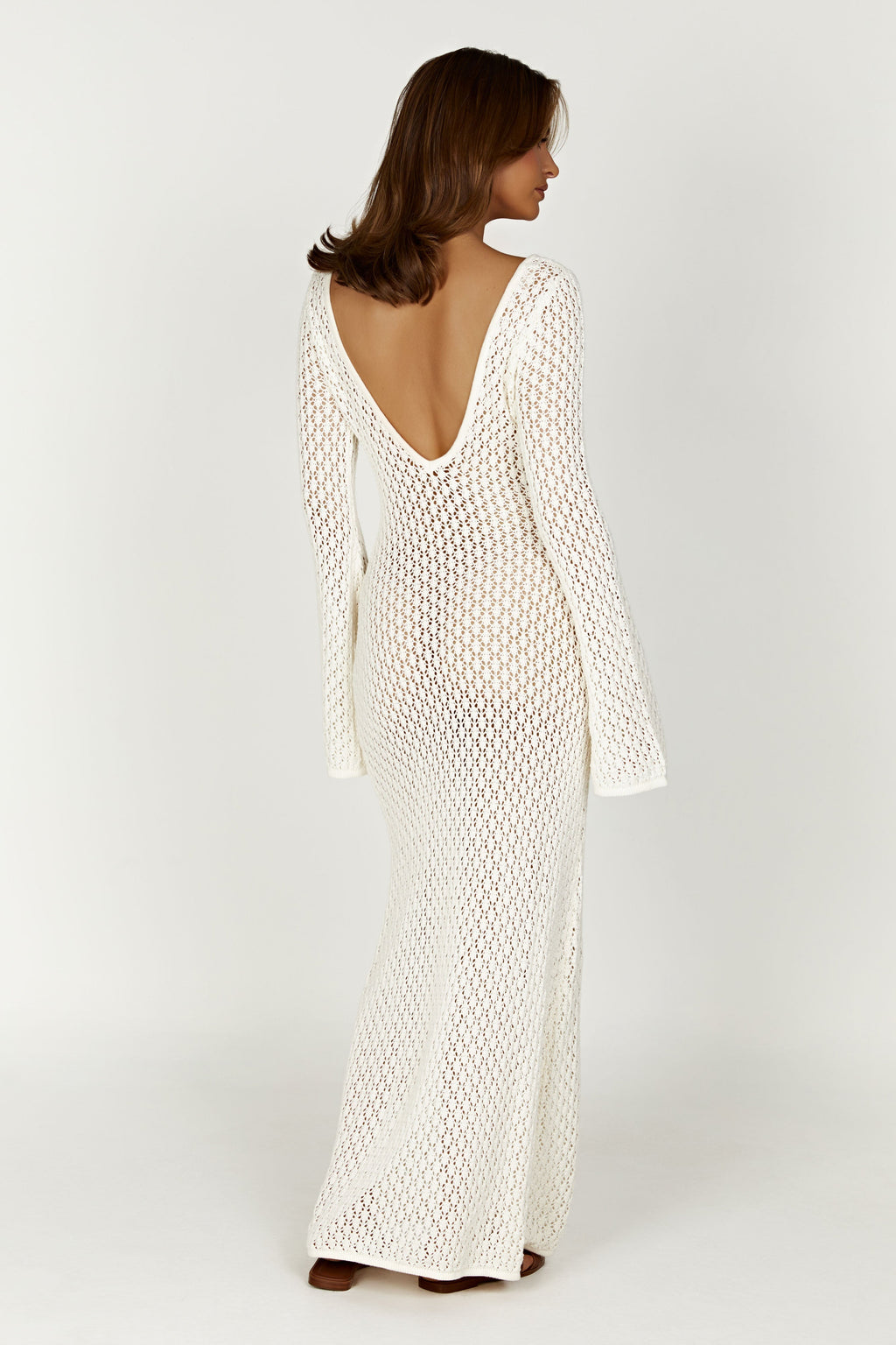 GR | Elegant women's white dress 