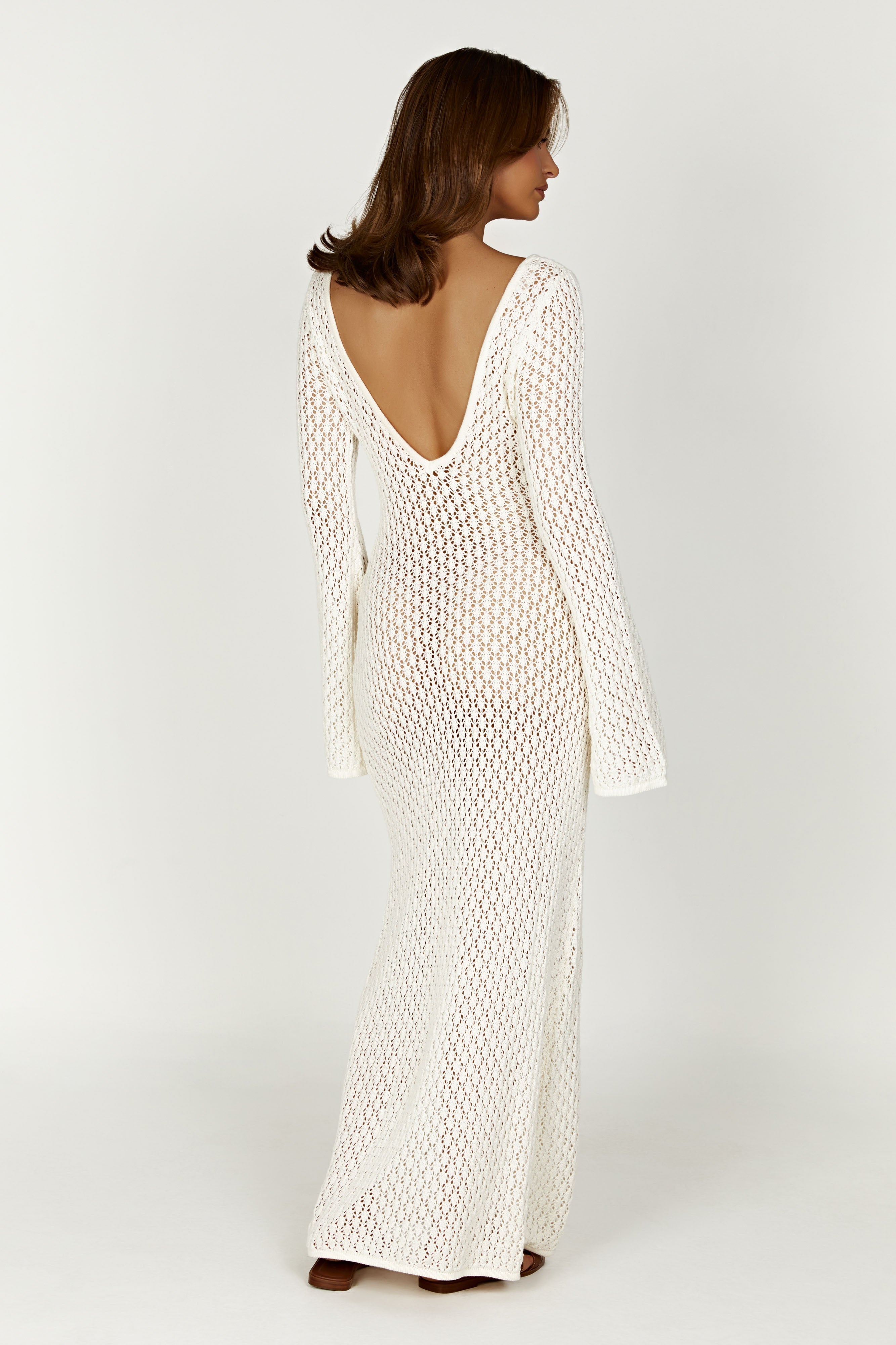 GR | Airy knitted beach dress