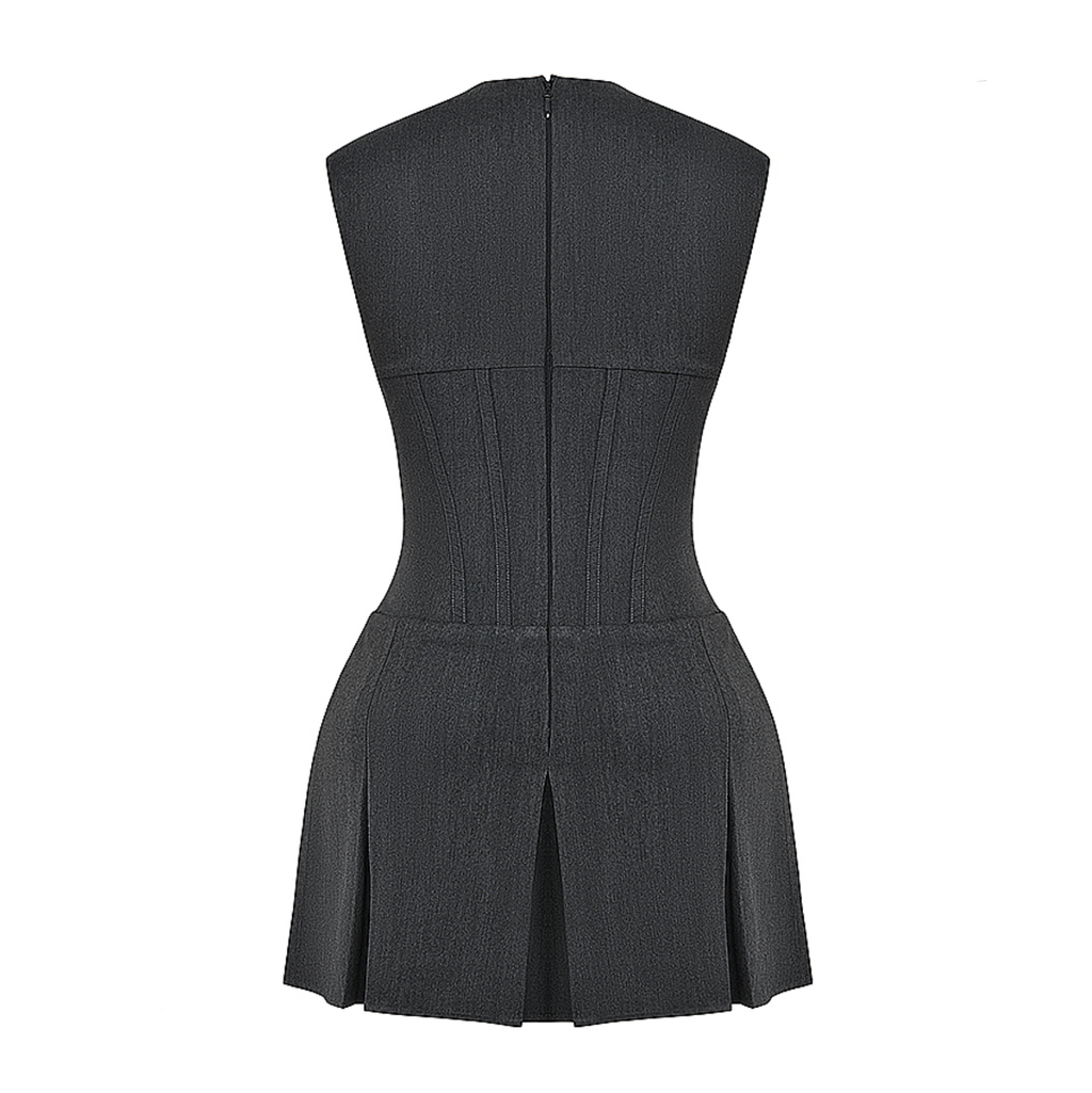 GR | Minikleid Mit Korsett Und Faltenrock Für Frauen