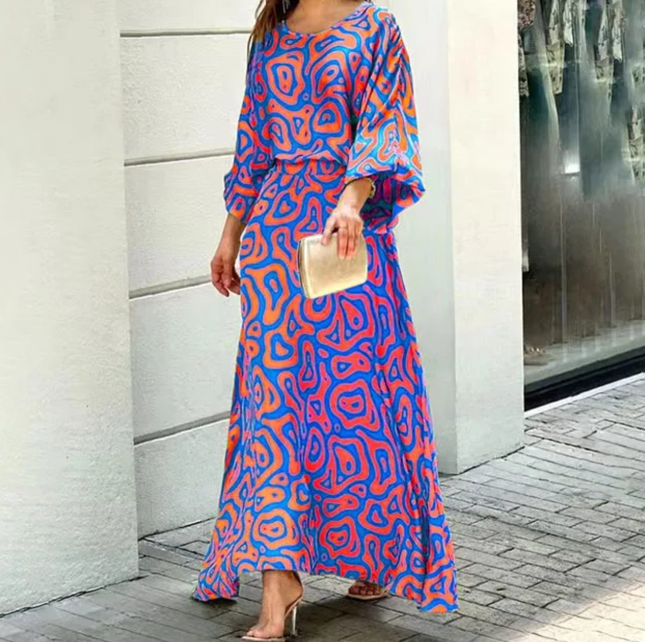 GR | Summer Dress Sleeveless Round Neck Elegant Lightweight Dress