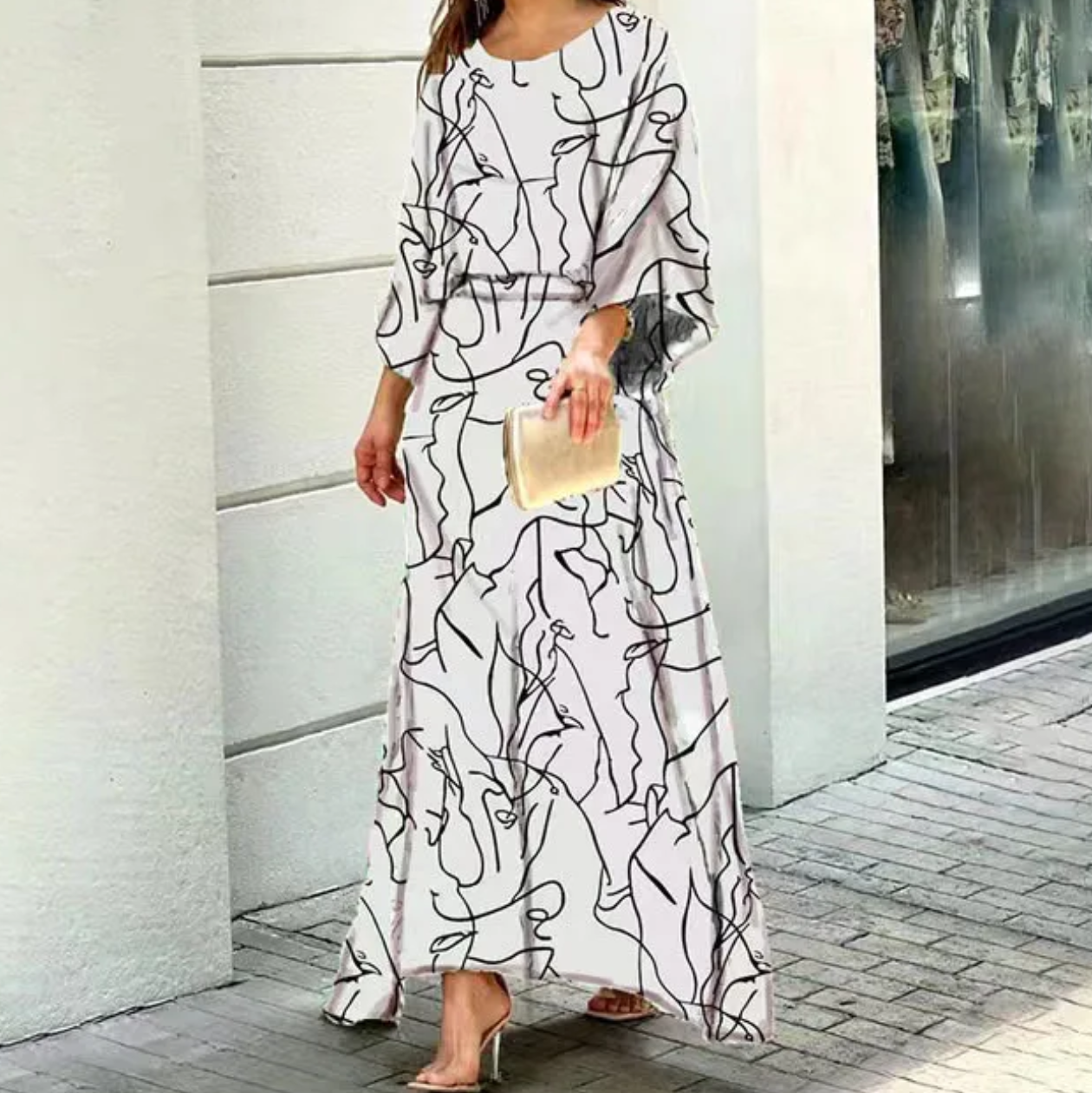 GR | Summer Dress Sleeveless Round Neck Elegant Lightweight Dress