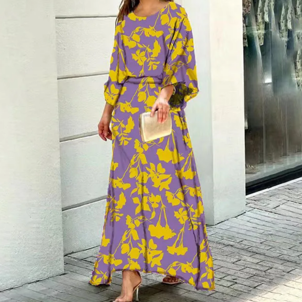 GR | Summer Dress Sleeveless Round Neck Elegant Lightweight Dress