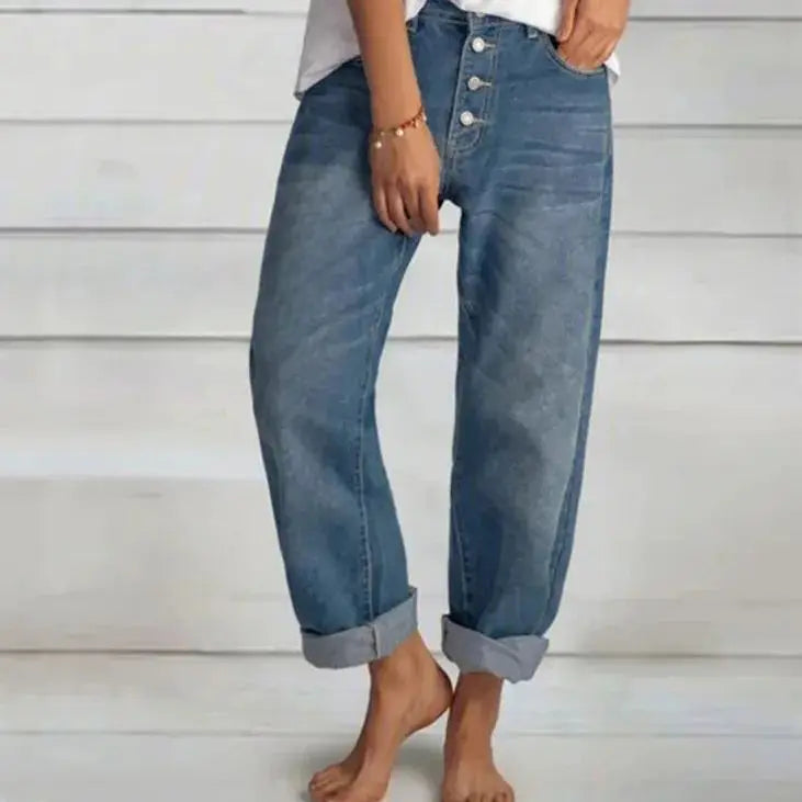 GR | Loose-fitting denim jeans for women