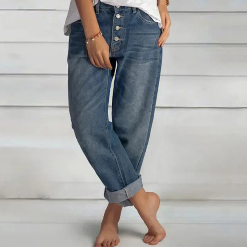 GR | Loose-fitting denim jeans for women