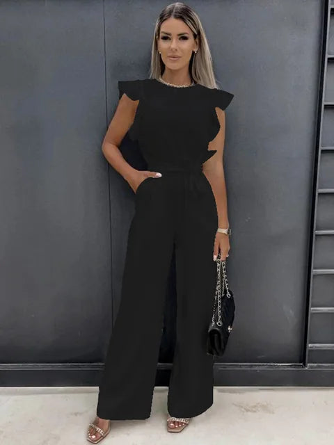 GR | Women's elegant wide-leg jumpsuit