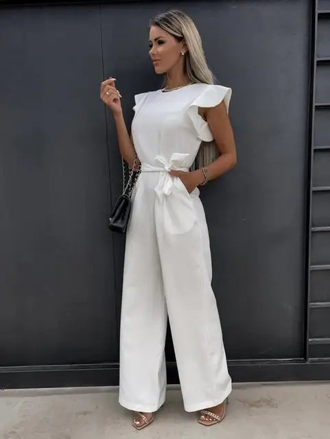 GR | for women with ruffled sleeves and belt