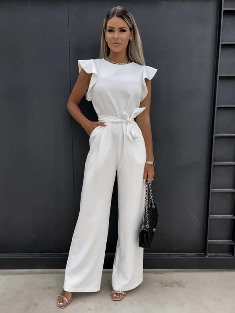 GR | Women's elegant wide-leg jumpsuit