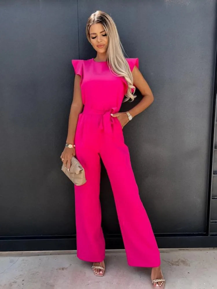 GR | Women's elegant wide-leg jumpsuit