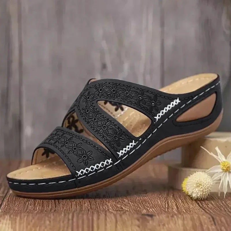 GR - Premium Orthopedic Wedge Sandals with Open Toe