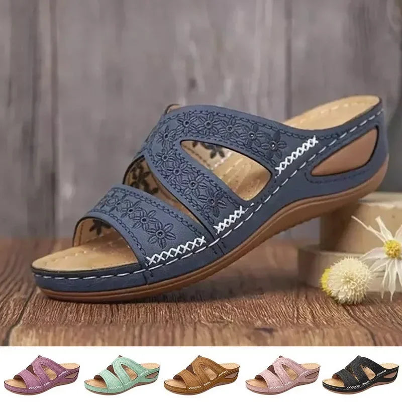 GR - Premium Orthopedic Wedge Sandals with Open Toe