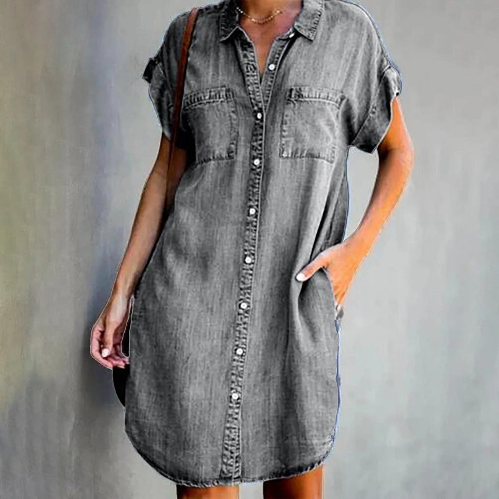 GR | Elegant Denim Dress