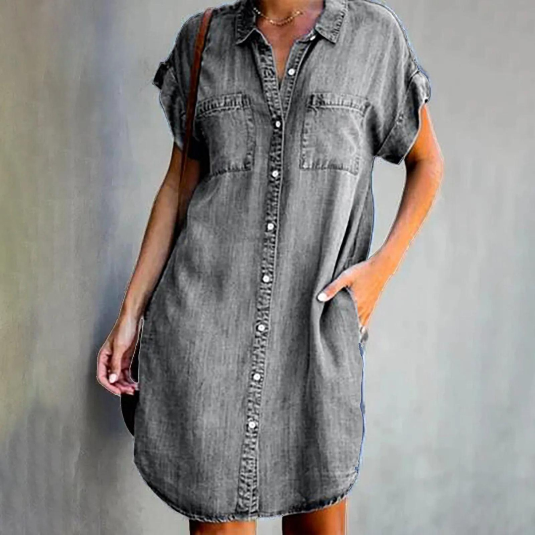 GR | Elegant Denim Dress