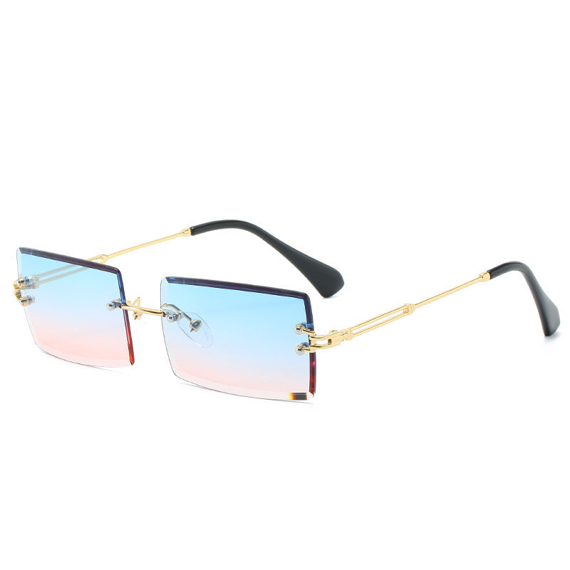 GR | Fashionable rectangular sunglasses in retro style
