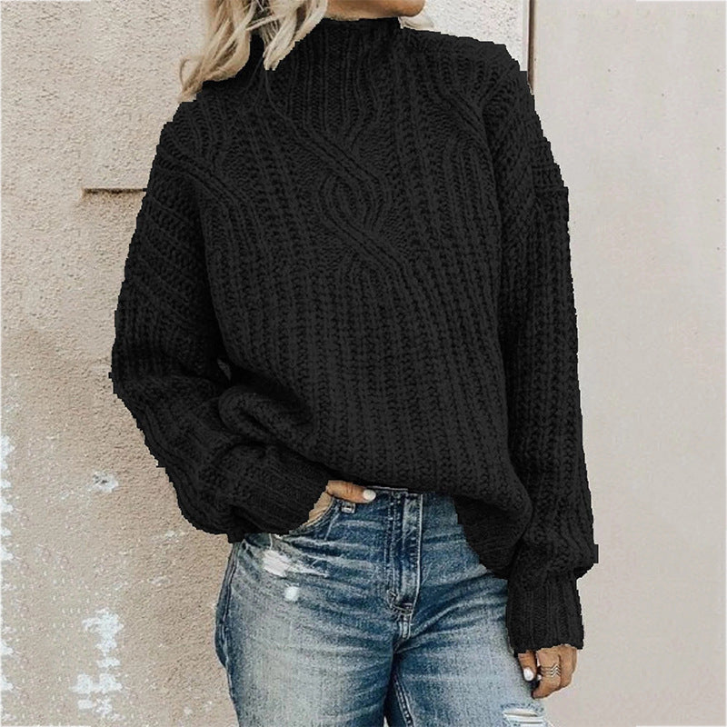 GR | Warme Strick Damenpullover