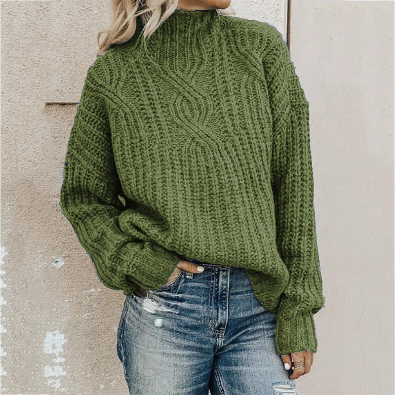 GR | Warme Strick Damenpullover