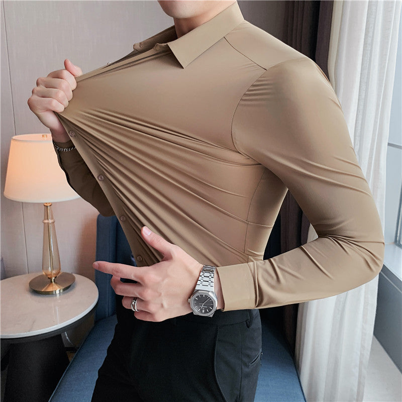 GR | Stretch/knitterfreie Hemd