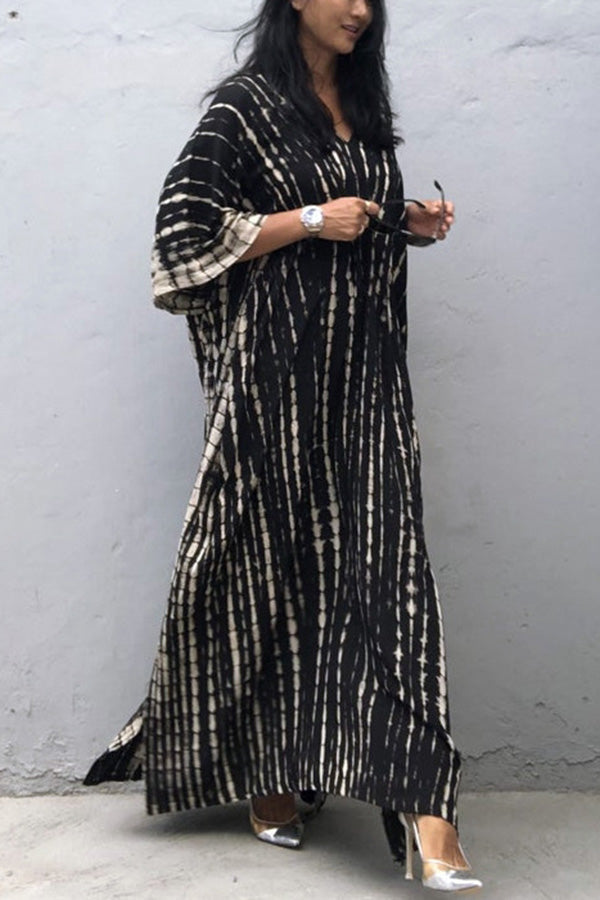 GR Freely – Lockeres Überwurfkleid im Batik-Boho-Stil