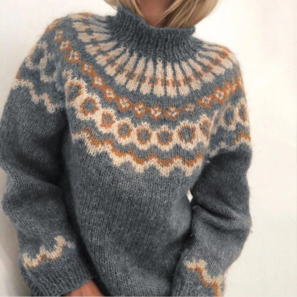 GR | Winter sweater - soft wool-cashmere women's sweater for cold days