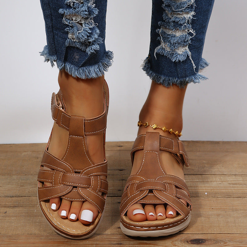GR | Orthopedic women's Velcro sandals 