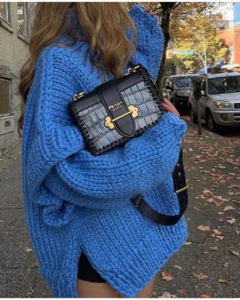 GR | Übergrösse Strick-Pullover