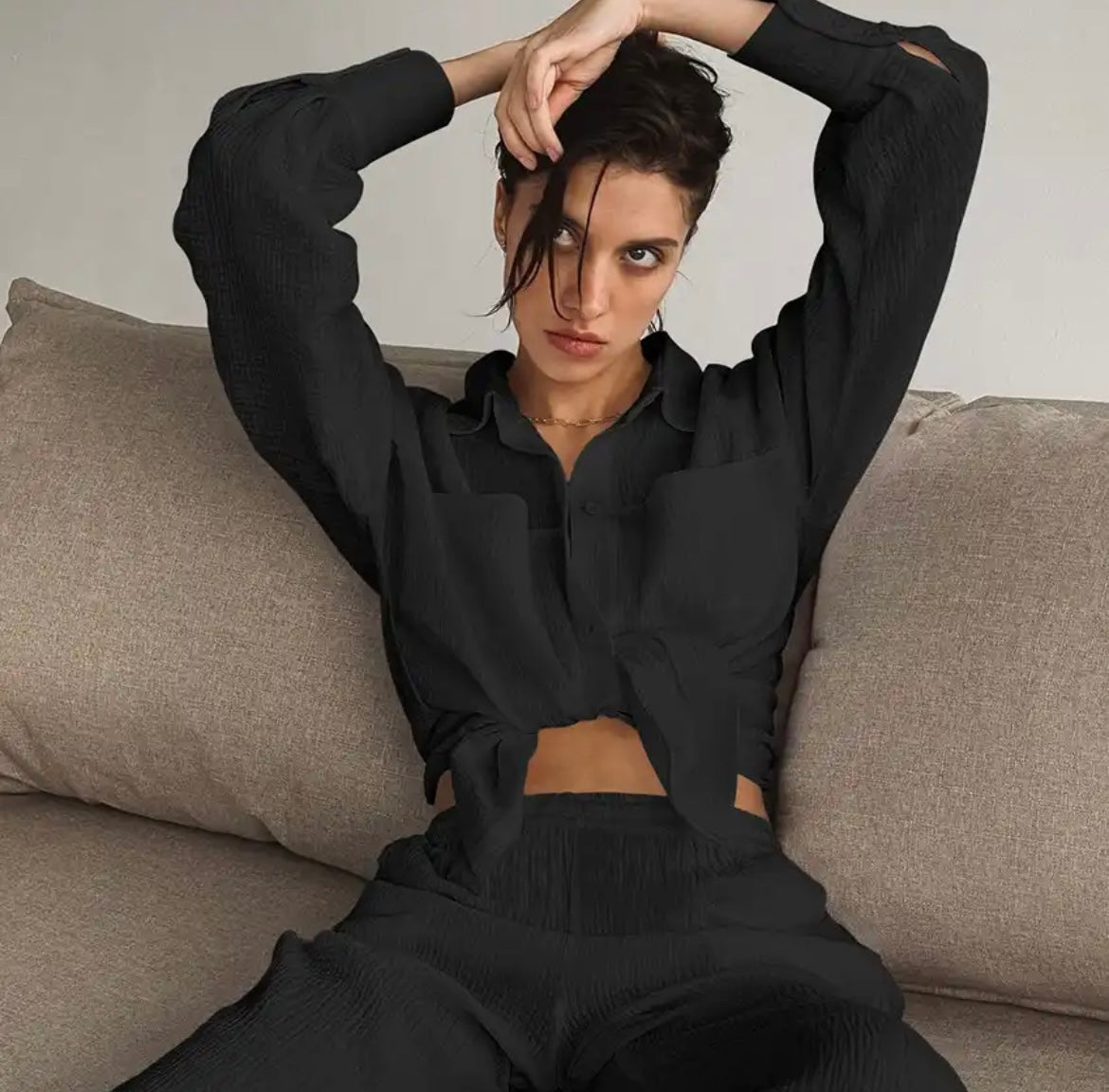 GR | Muslin Two-Piece Set
