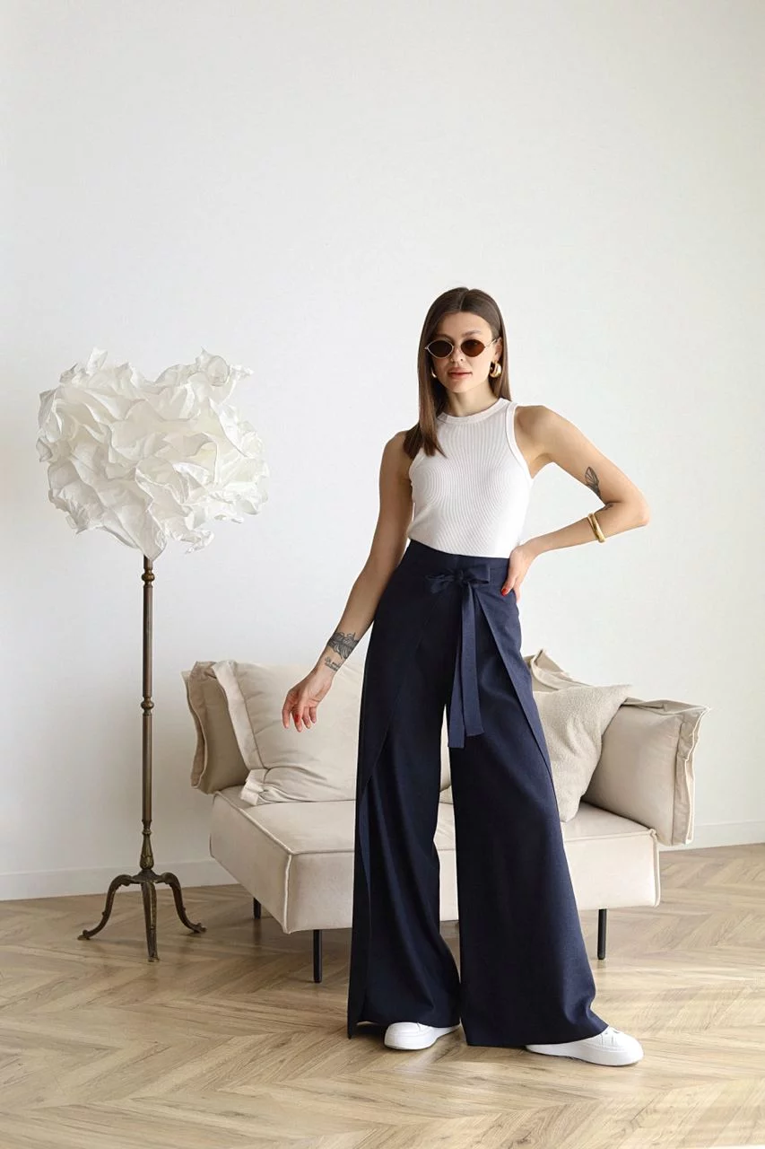 Leona️ | Wide-legged linen trousers