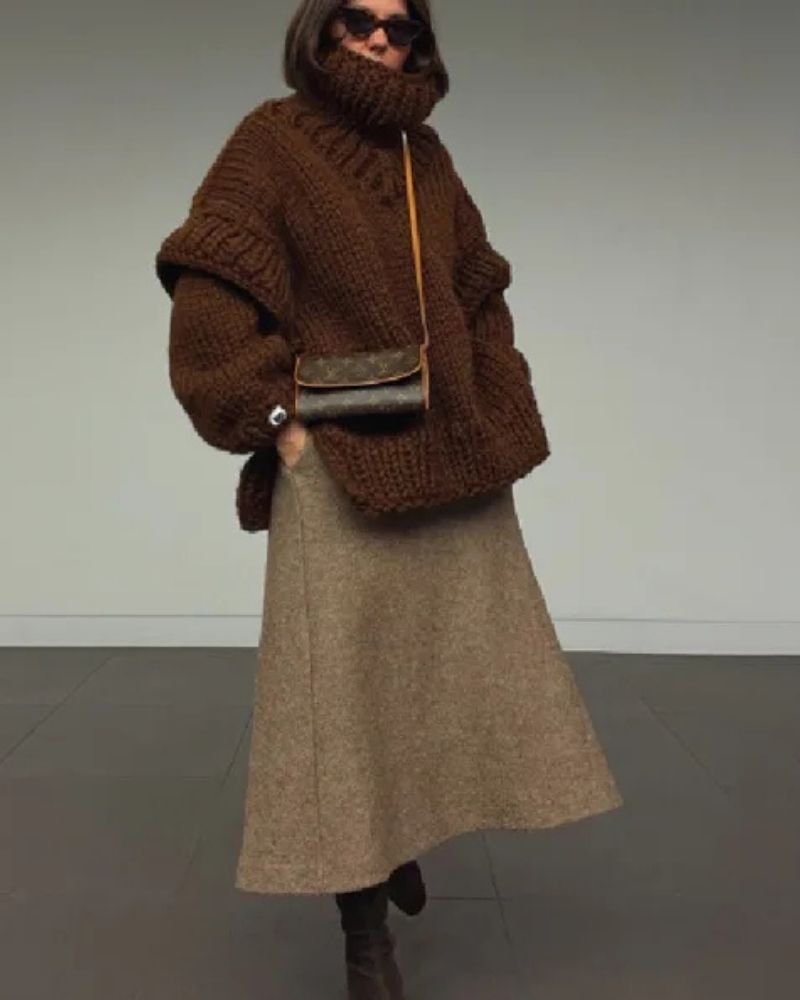 GR | Übergrösse Strick-Pullover