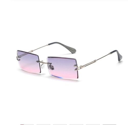 GR | Fashionable rectangular sunglasses in retro style