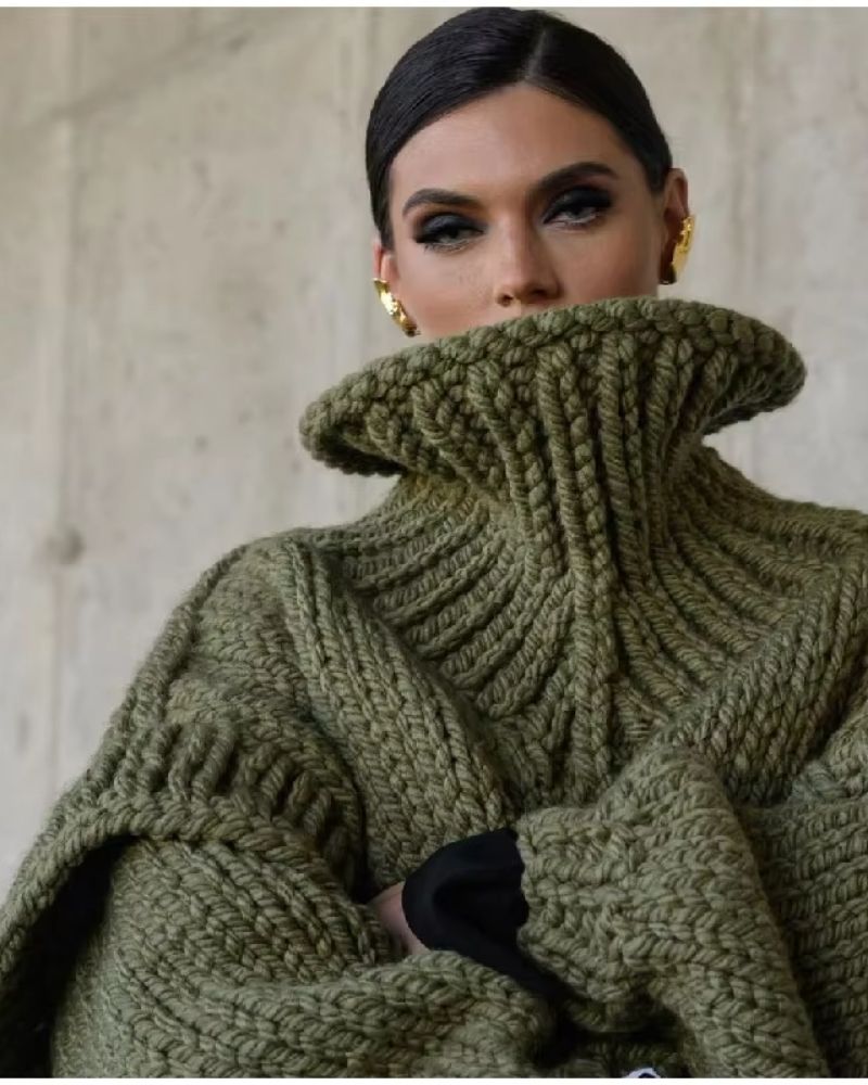 GR | Übergrösse Strick-Pullover