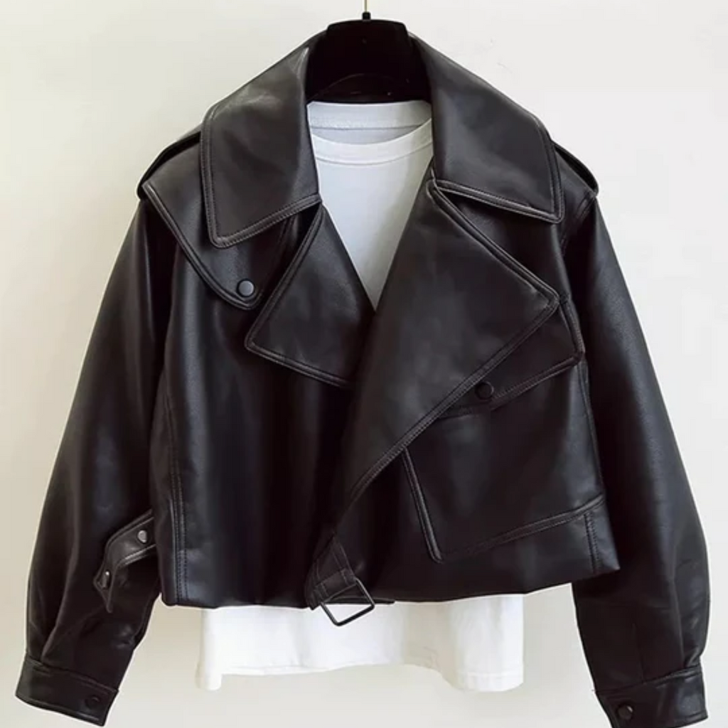 GR | Short Women's Jacket A Casual Leather Jacket For Women