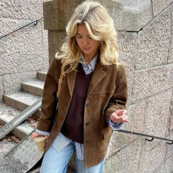 GR | Luxury Suede Women's Jacket
