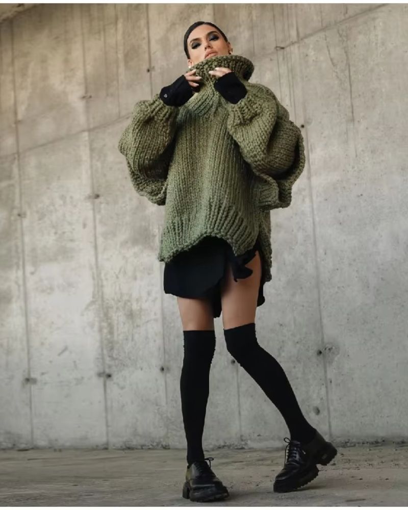 GR | Übergrösse Strick-Pullover