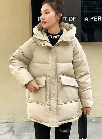 GR - Cozy thick quilted jacket