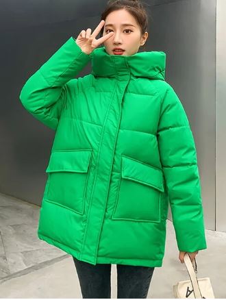 GR - Cozy thick quilted jacket