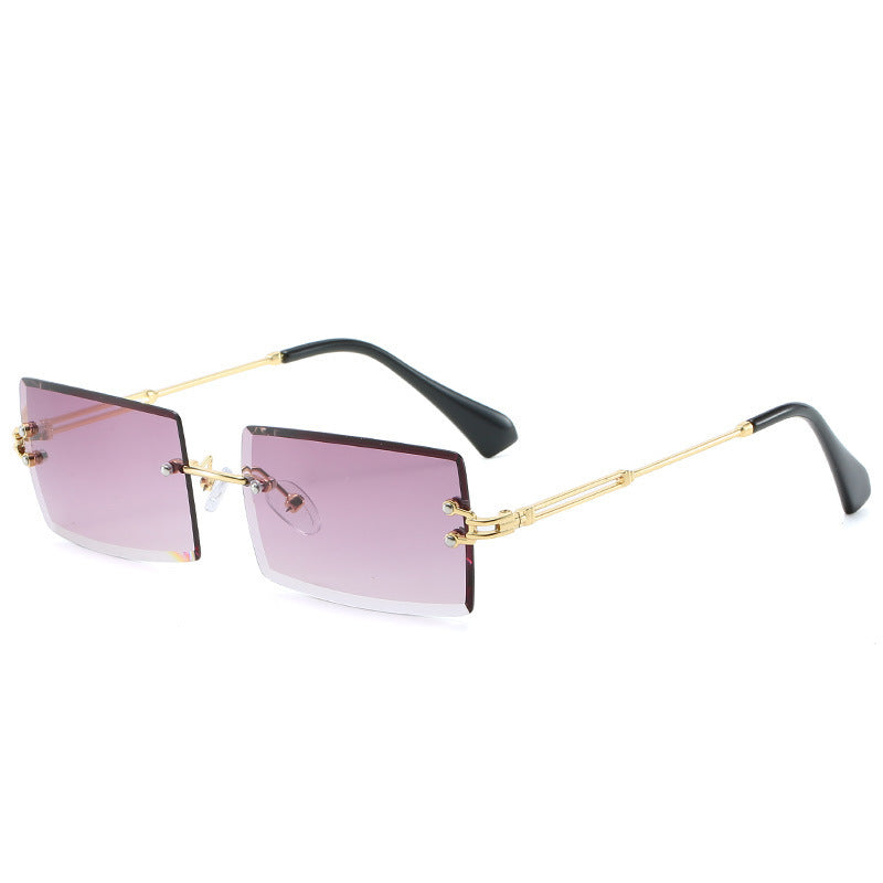 GR | Fashionable rectangular sunglasses in retro style