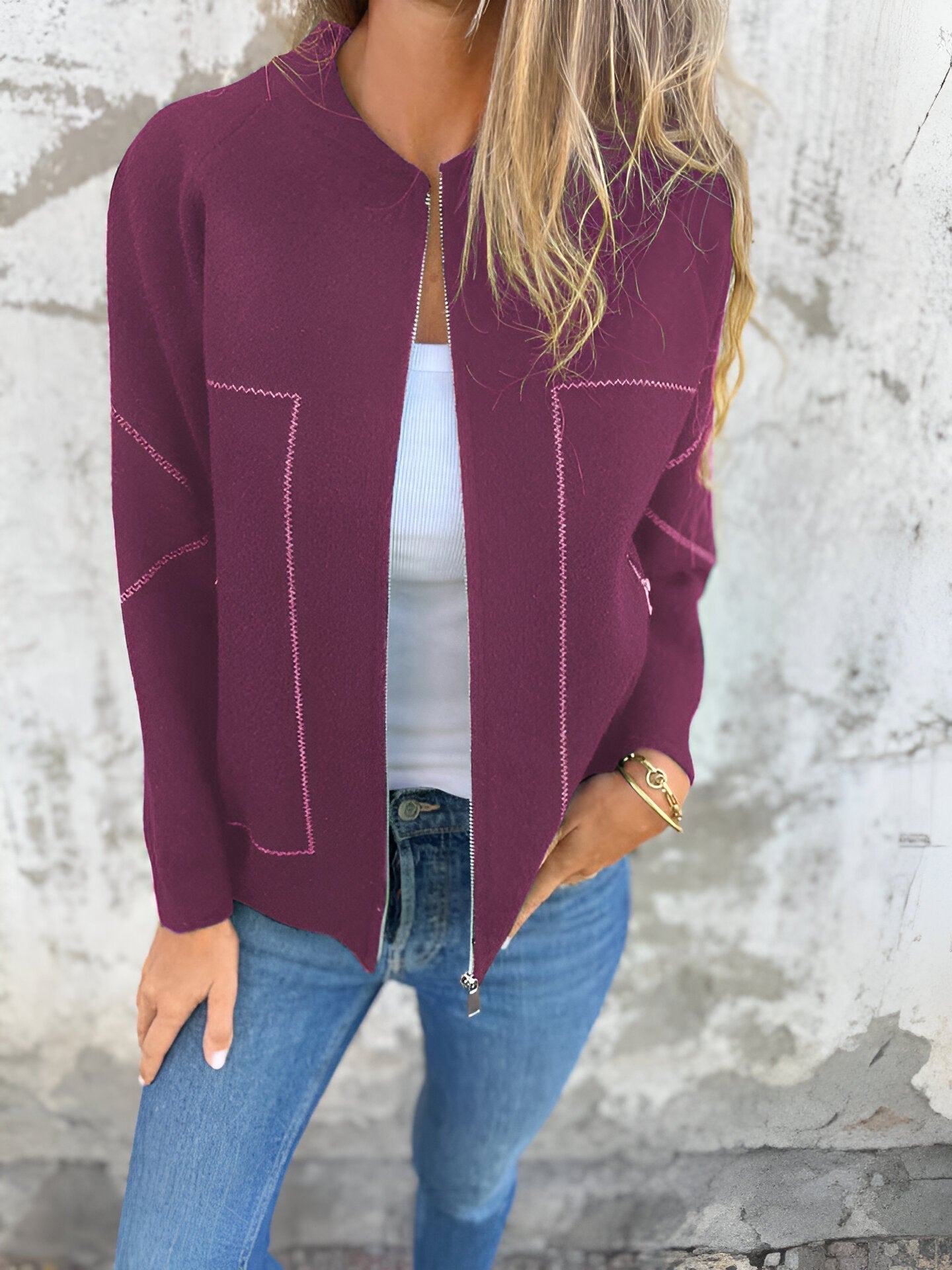 GR | Women's Zip Jacket with Pockets