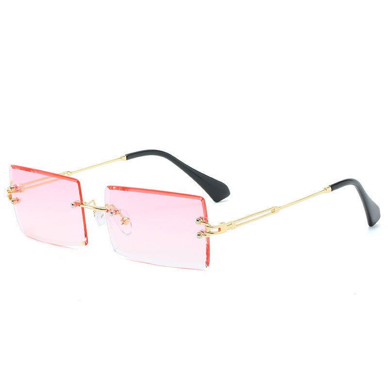 GR | Fashionable rectangular sunglasses in retro style