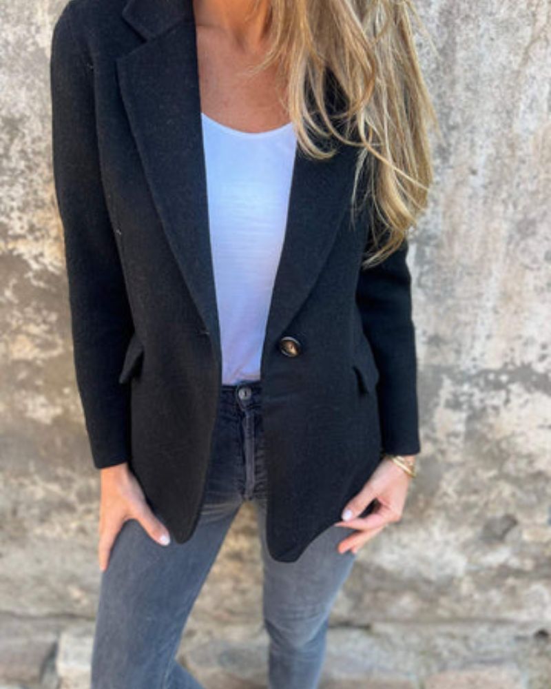 GR | One-button blazer 
